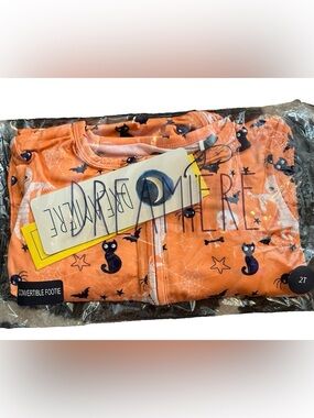 Dreamiere convertible footie pjs 2T NWT